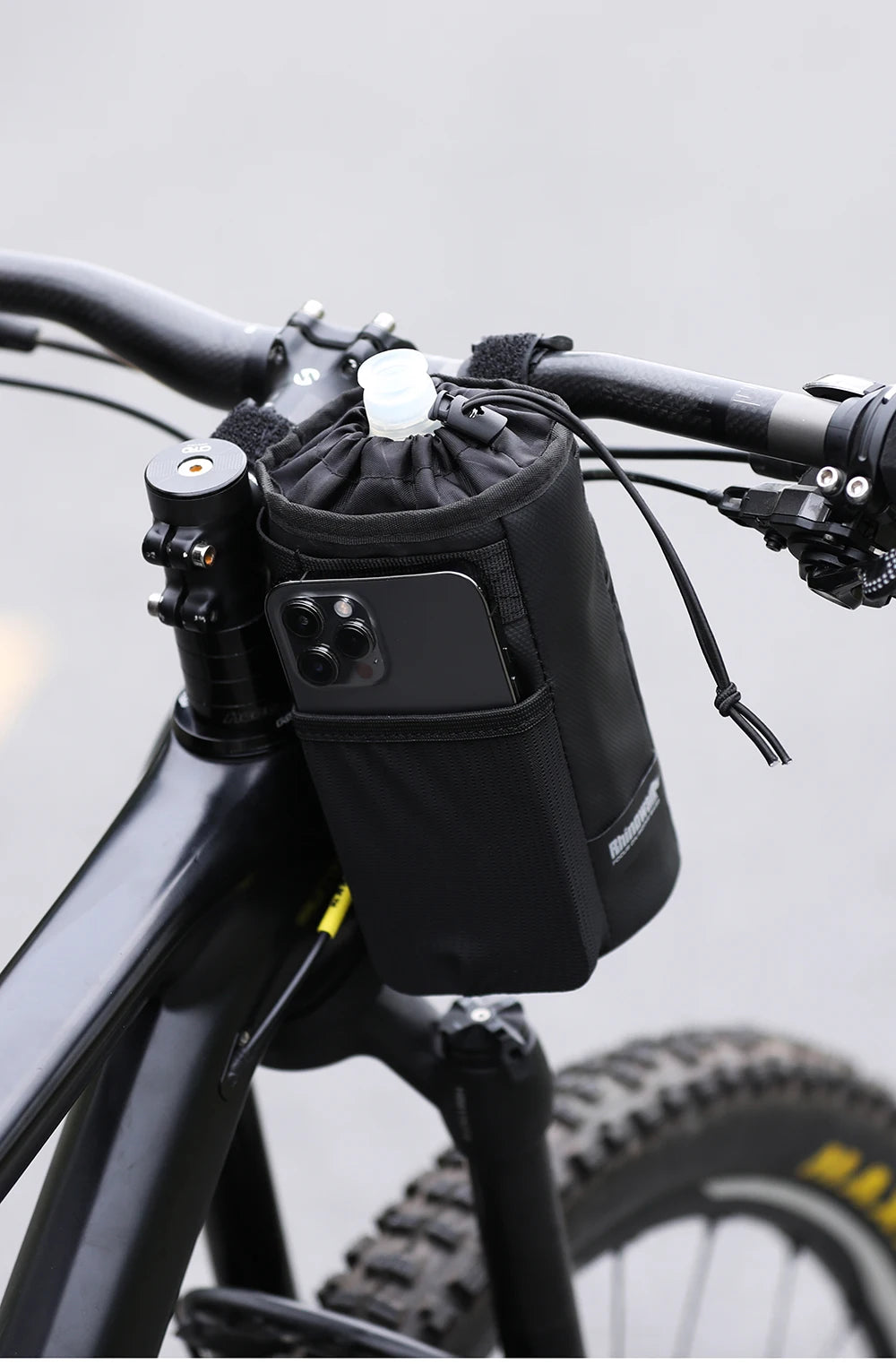 Rhinowalk Bicycle Bag Bike Bottle Holder Cycling Water Bottle Carrier Pouch MTB Bike Insulated Kettle Handlebar Bag Accessories