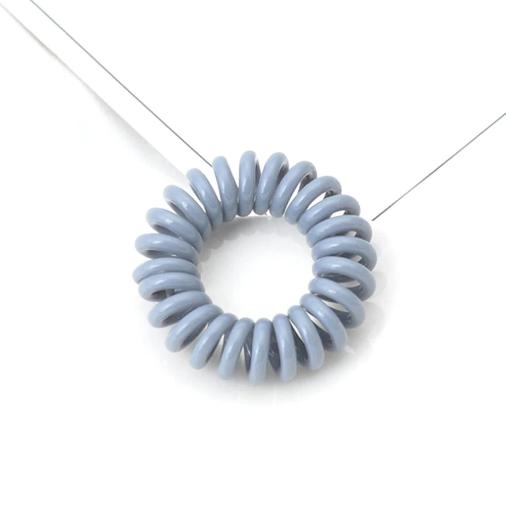 Winter Furry Telephone Wire Hair Tie Large Size Spiral Shape Rubber Elastic Hair Band Women Accessories