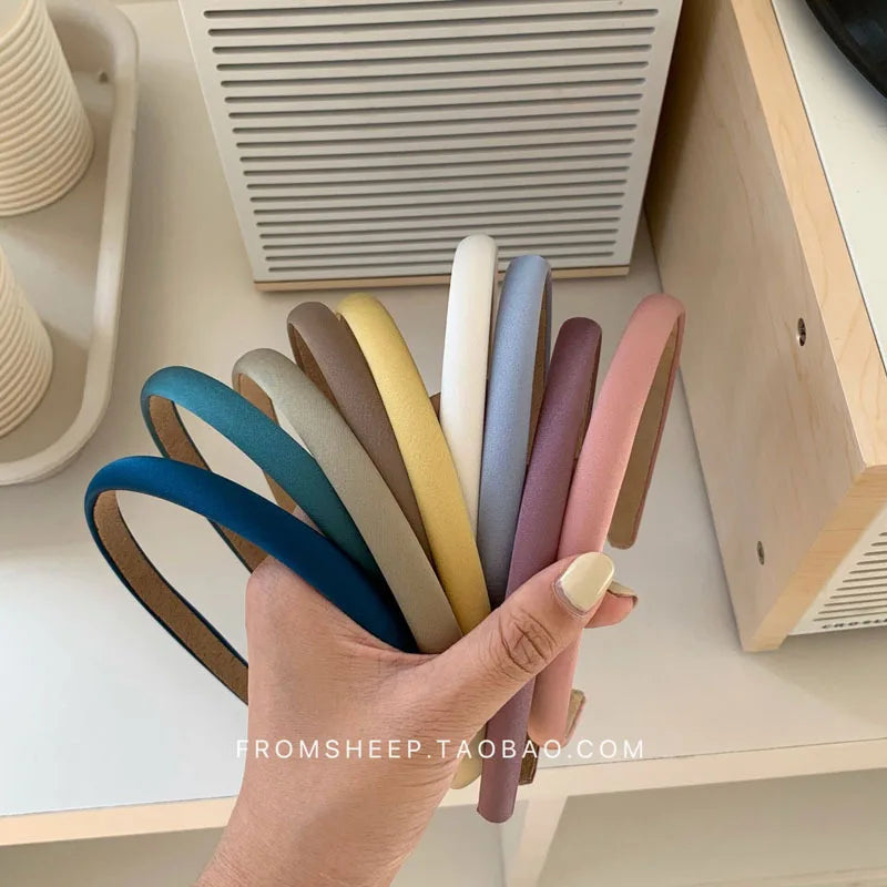 Summer thin face wash hairband female temperament simple headband super fairy broken hair hairpin headdress headhoop