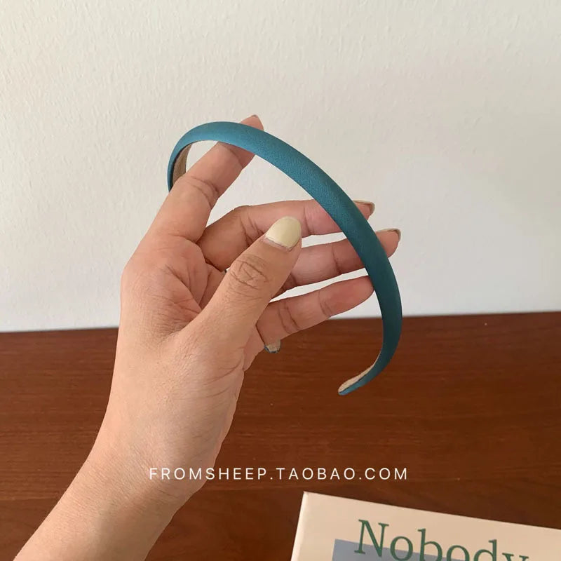 Summer thin face wash hairband female temperament simple headband super fairy broken hair hairpin headdress headhoop
