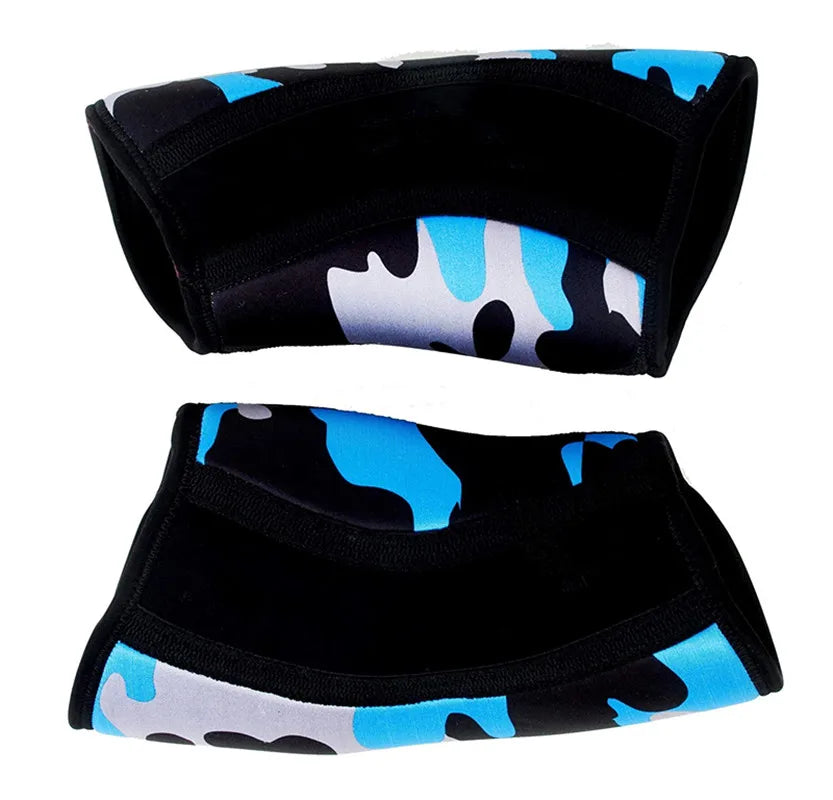 Knee Sleeves (1 Pair), 7mm Thick Compression Knee Braces   Support for Weightlifting | Cross Training | Powerliftimen