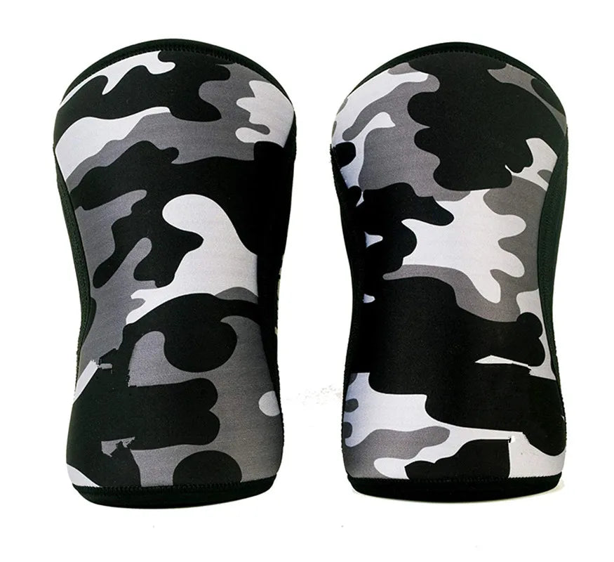 Knee Sleeves (1 Pair), 7mm Thick Compression Knee Braces   Support for Weightlifting | Cross Training | Powerliftimen