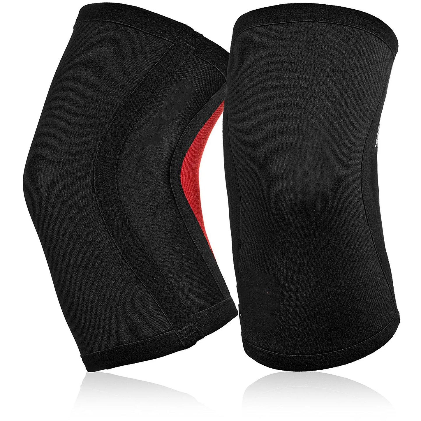 Knee Sleeves (1 Pair), 7mm Thick Compression Knee Braces   Support for Weightlifting | Cross Training | Powerliftimen