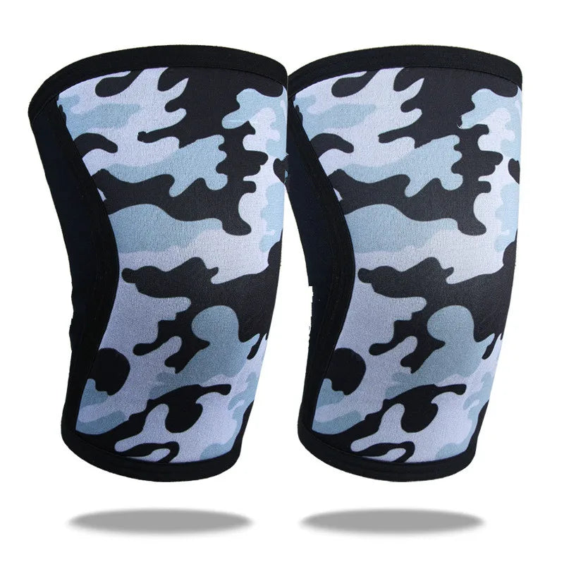 Knee Sleeves (1 Pair), 7mm Thick Compression Knee Braces   Support for Weightlifting | Cross Training | Powerliftimen