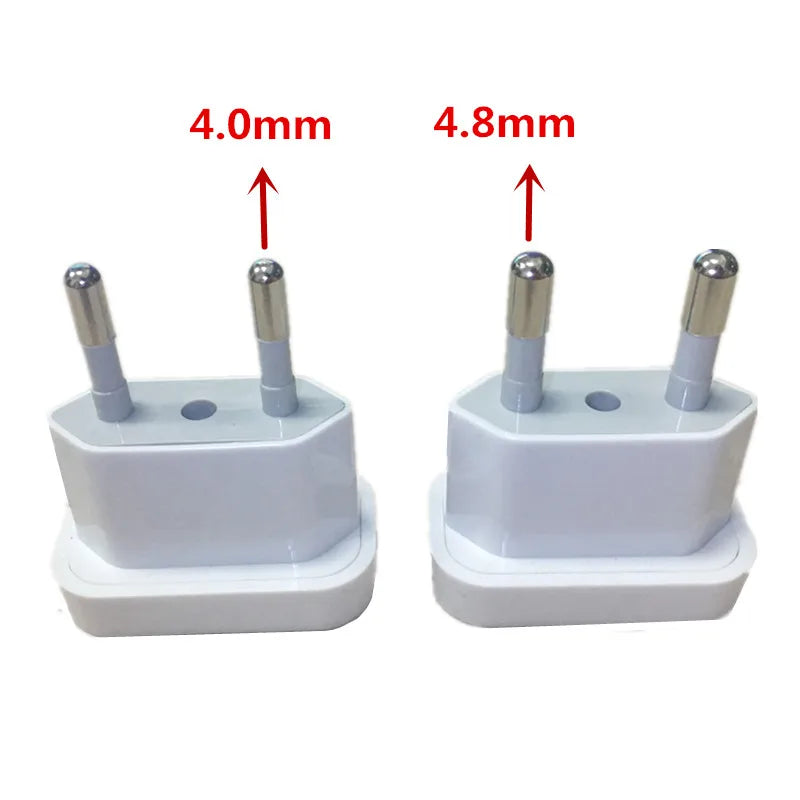 1pcs Power Plug Adapter US To EU Euro Europe Plug Power Plug Converter Travel Adapter US to EU Adapter Electrical Socket