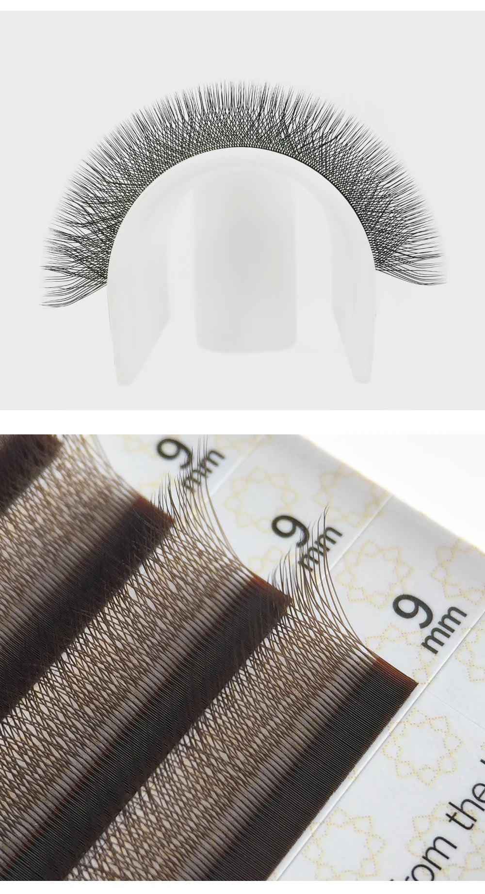GAHAMACA Eyelash Extension 0.07mm C/D/L/LU Curl Lash 3dW-Shape Eyelashes Extension Natural Soft Premade False Lashes ﻿Wholesaled