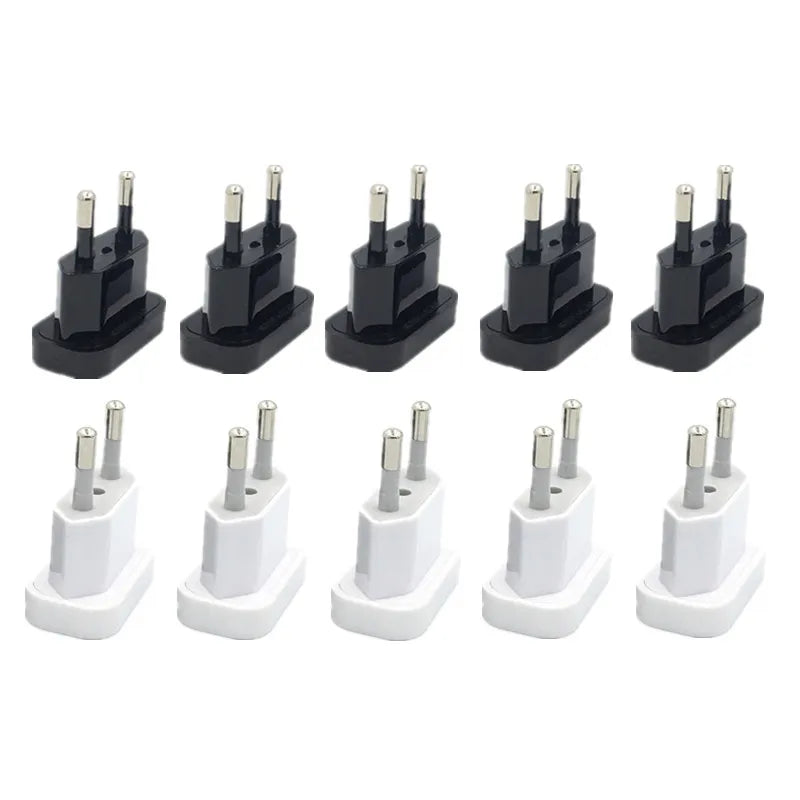 1pcs Power Plug Adapter US To EU Euro Europe Plug Power Plug Converter Travel Adapter US to EU Adapter Electrical Socket
