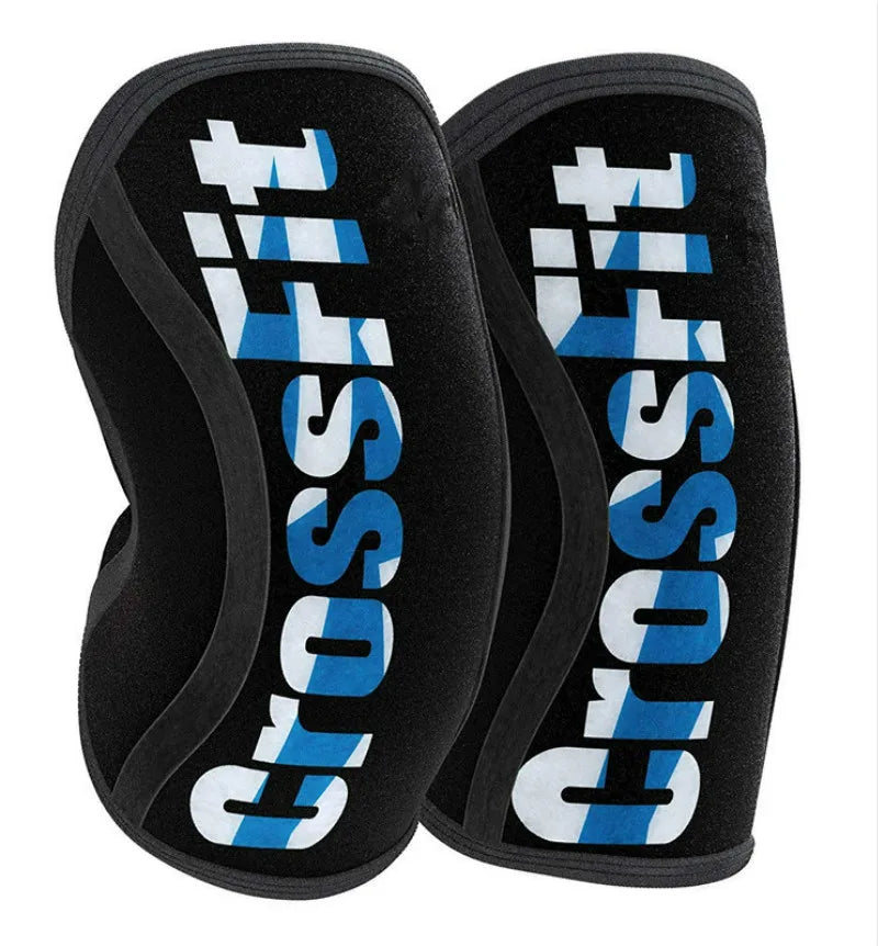 Knee Sleeves (1 Pair), 7mm Thick Compression Knee Braces   Support for Weightlifting | Cross Training | Powerliftimen
