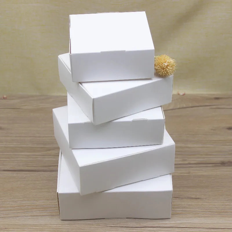 Paper Plane Box 10pcs Multi Size Kraft /White Packaging Box Wedding Party Favor Supplies Handmade Soap Chocolate Candy Storage