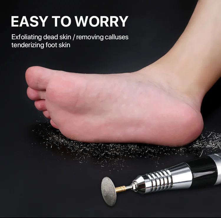 Diamond Nail Drill Bit Sanding Band Rotary Burr Foot Rasp Cuticle Cutters for Manicure Pedicure Disc Nozzles Tool Accessories