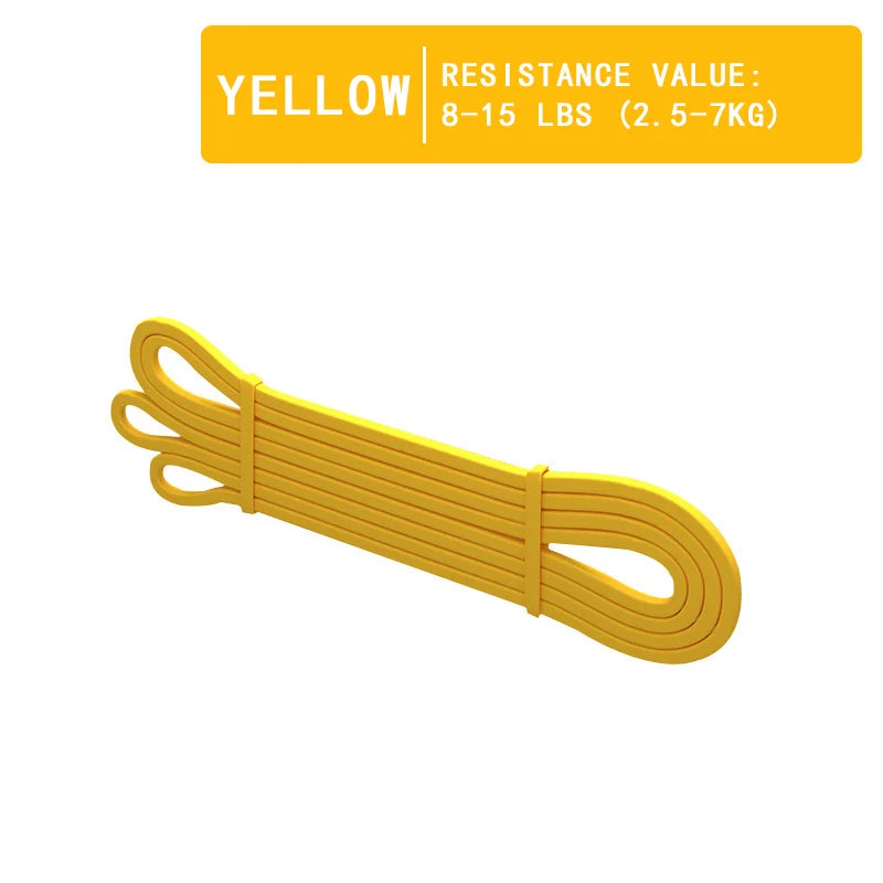 Gym Equipment Resistance Bands Elastic Fitness Bands Sport Exercise At Home Bodybuilding Rubber Leagues Portable Body Building