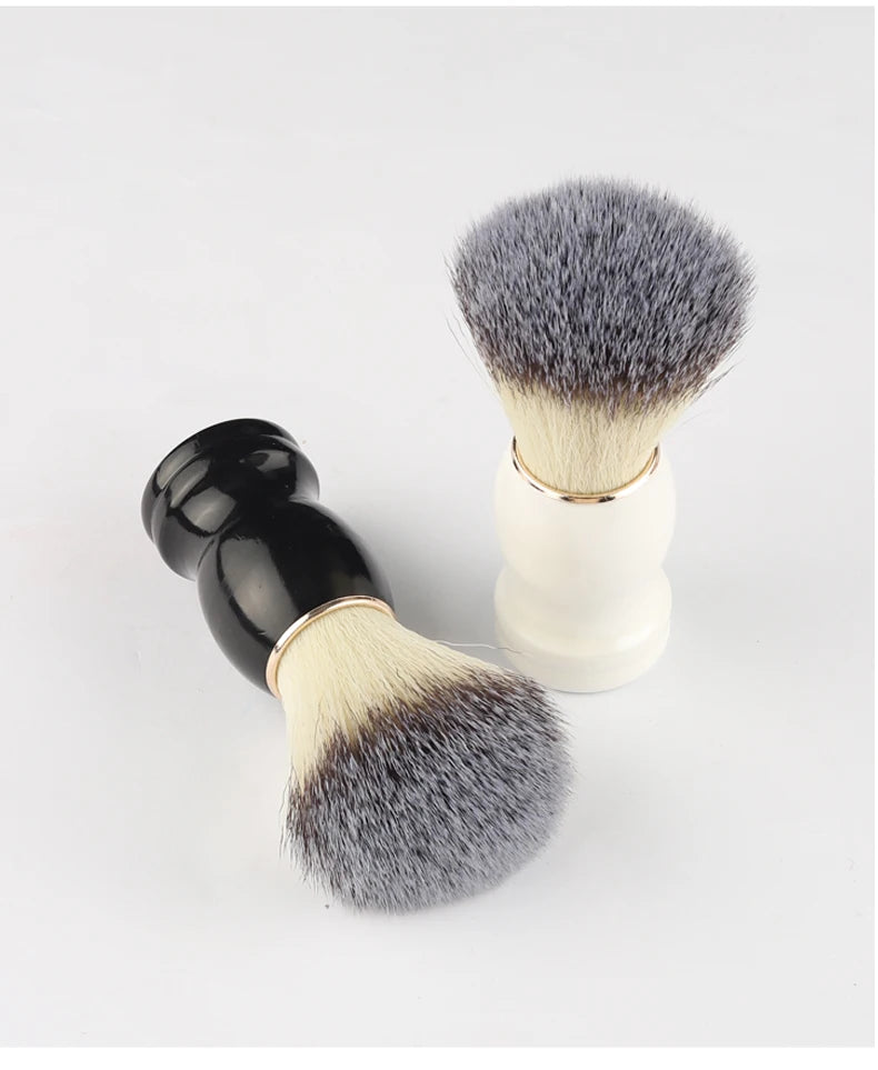 Beard Shaving Brush Makeup Brushes 1pcs Wooden Handle Bristle Hair Salon Barber Soap Foam Shave Men Facial Cleaning Tools