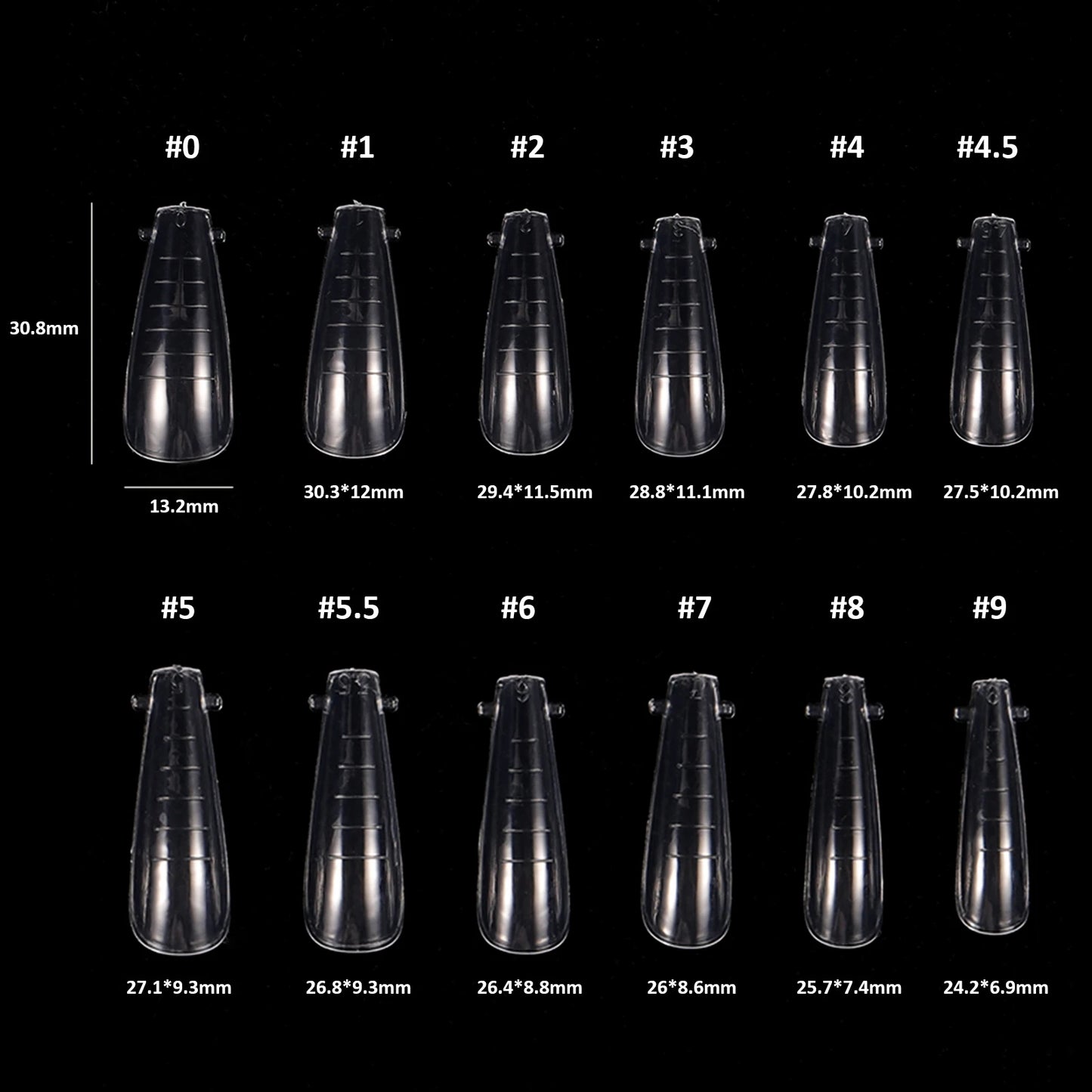 BNG Top Forms for Nails Dual Forms Nails Forms for Extension Full Cover Quick Building Gel Mold Tips Poly Nail Gel Mold