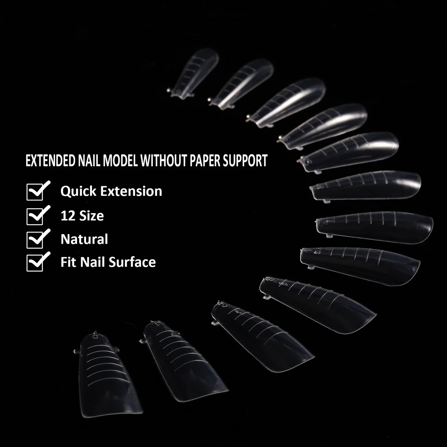 BNG Top Forms for Nails Dual Forms Nails Forms for Extension Full Cover Quick Building Gel Mold Tips Poly Nail Gel Mold