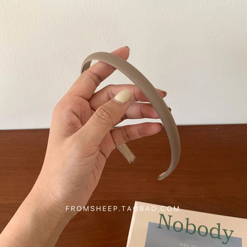 Summer thin face wash hairband female temperament simple headband super fairy broken hair hairpin headdress headhoop