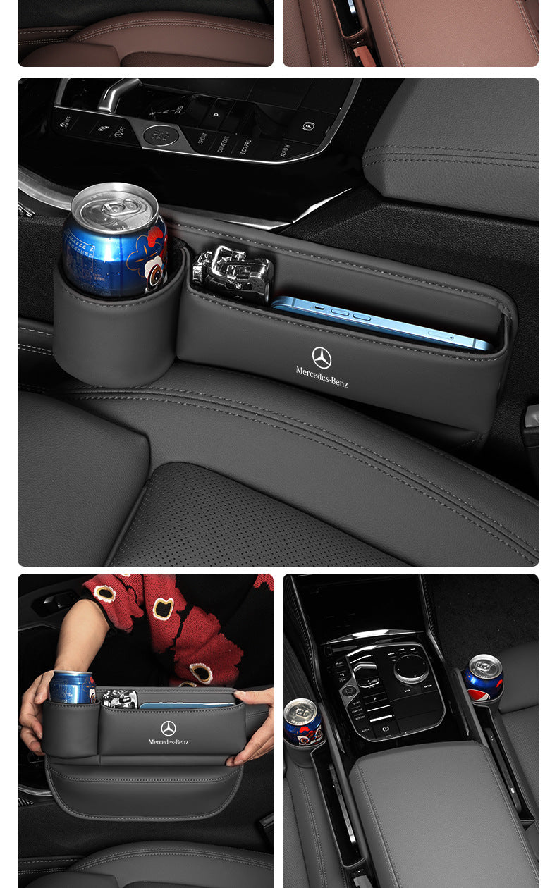 Suitable for Mercedes-Benz seat gap storage box e300l car gap storage C/GLC/GLE car interior decoration supplies