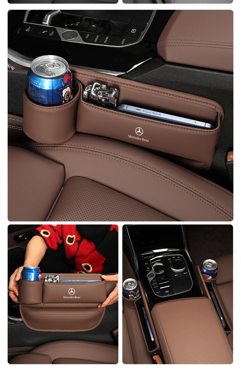 Suitable for Mercedes-Benz seat gap storage box e300l car gap storage C/GLC/GLE car interior decoration supplies