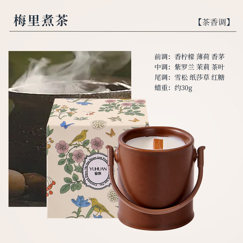 Creative Aromatherapy Candle Set Gift Box Q Version Essential Oil Candle Cross-Border Fragrance Indoor Decoration New Year Holiday Gift