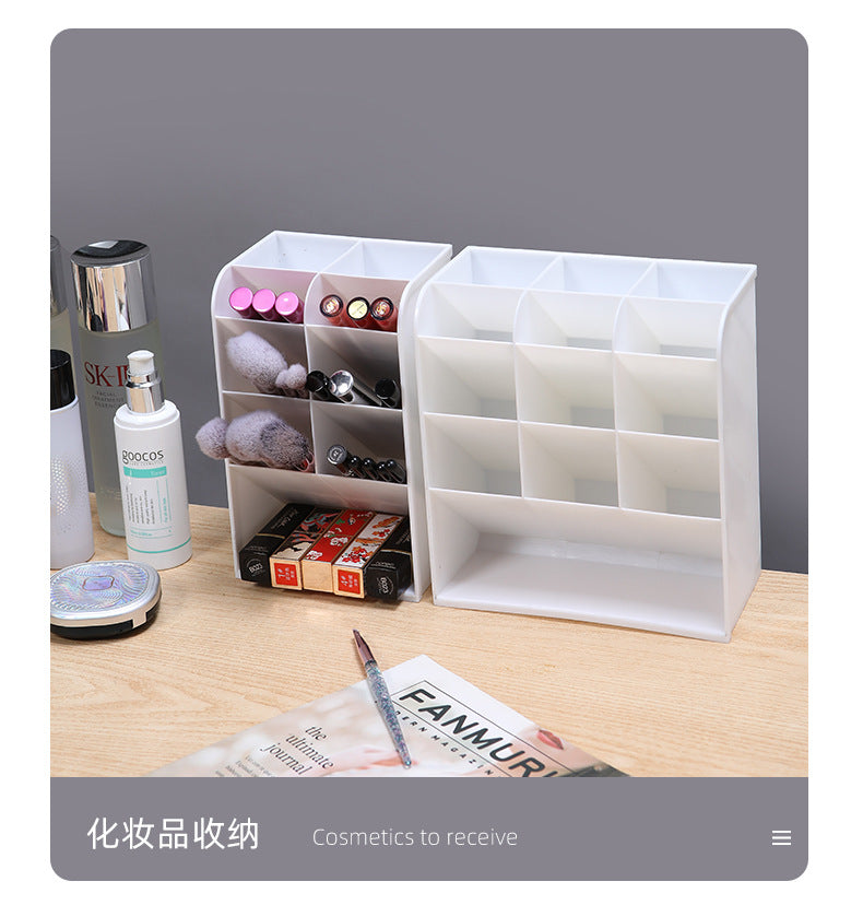Oblique Pen Holder Desk Student Office Desktop Rack Children and Girls Stationery Storage Box Multifunctional Decoration Pen Holder