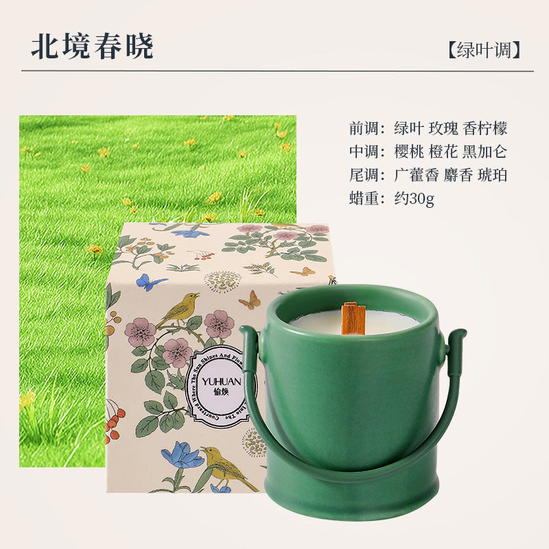 Creative Aromatherapy Candle Set Gift Box Q Version Essential Oil Candle Cross-Border Fragrance Indoor Decoration New Year Holiday Gift