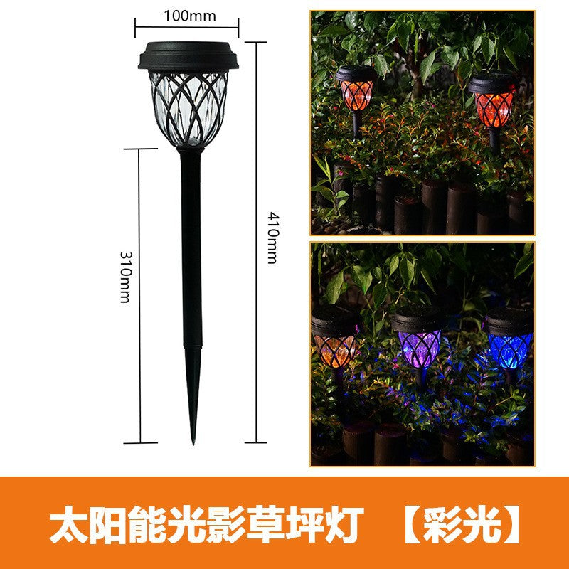 Amazon Cross-Border Solar Outdoor Courtyard Lamp Lawn Lamp Garden Led Decorative Lamp House Ground Lamp Rainproof
