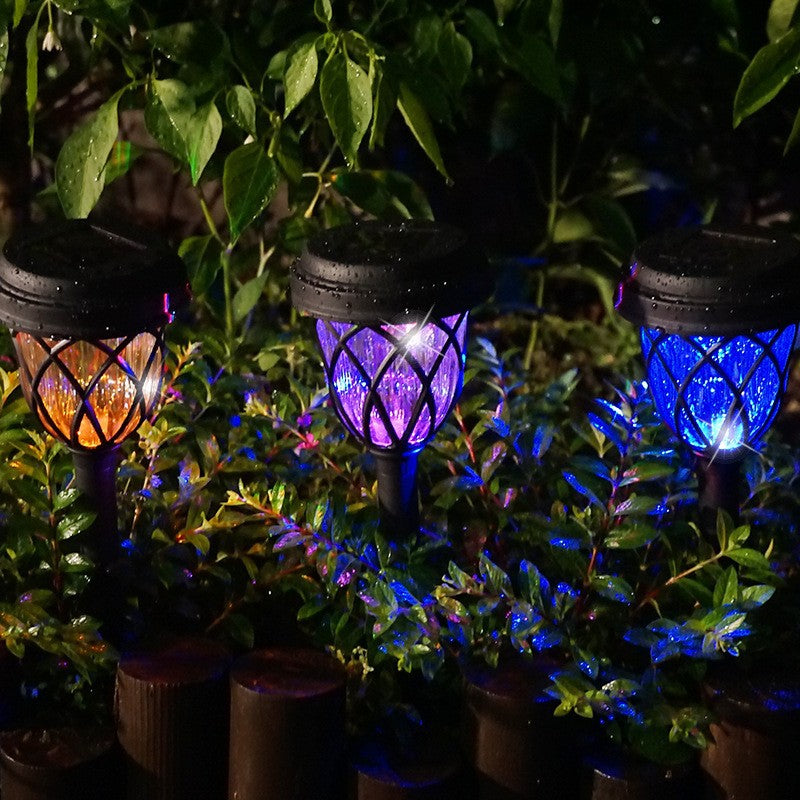 Amazon Cross-Border Solar Outdoor Courtyard Lamp Lawn Lamp Garden Led Decorative Lamp House Ground Lamp Rainproof