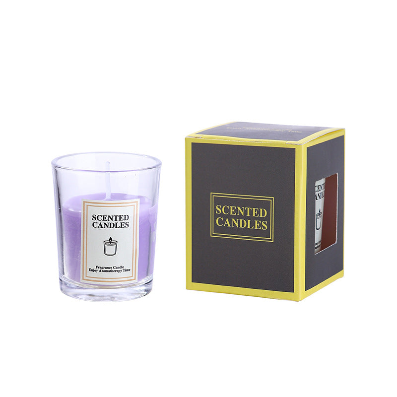 Simple Glass Cup Aromatherapy Candle Photography Atmosphere Props Decoration Creative Fragrance Holiday Atmosphere Props Candle