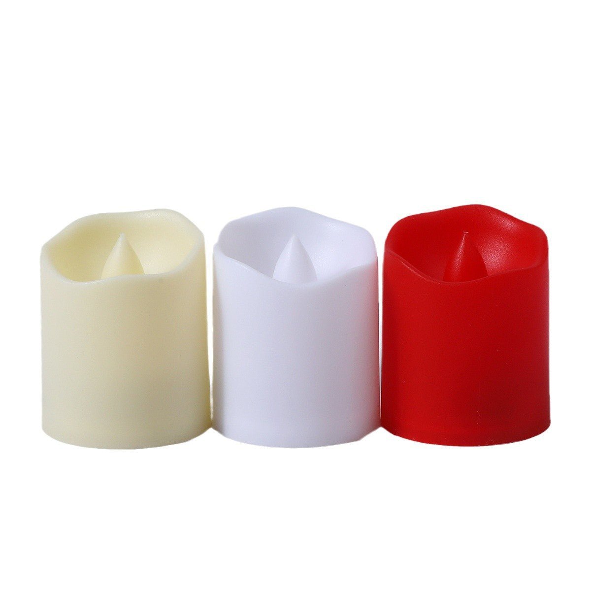 Led Wavy Mouth Candle Light Holiday Wedding Props Birthday Confession Decorations Atmosphere Light Christmas Electronic Candle