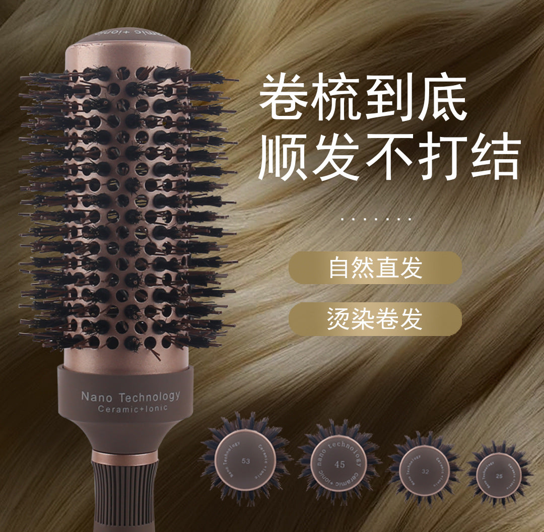 Pig Mane Hot Selling Roll Comb Round Comb Ceramic Roll Comb Four Series Roll Comb Large Pack Aluminum Tube Roll Comb Air Comb