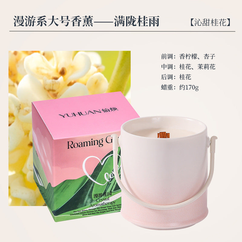Creative Aromatherapy Candle Set Gift Box Q Version Essential Oil Candle Cross-Border Fragrance Indoor Decoration New Year Holiday Gift