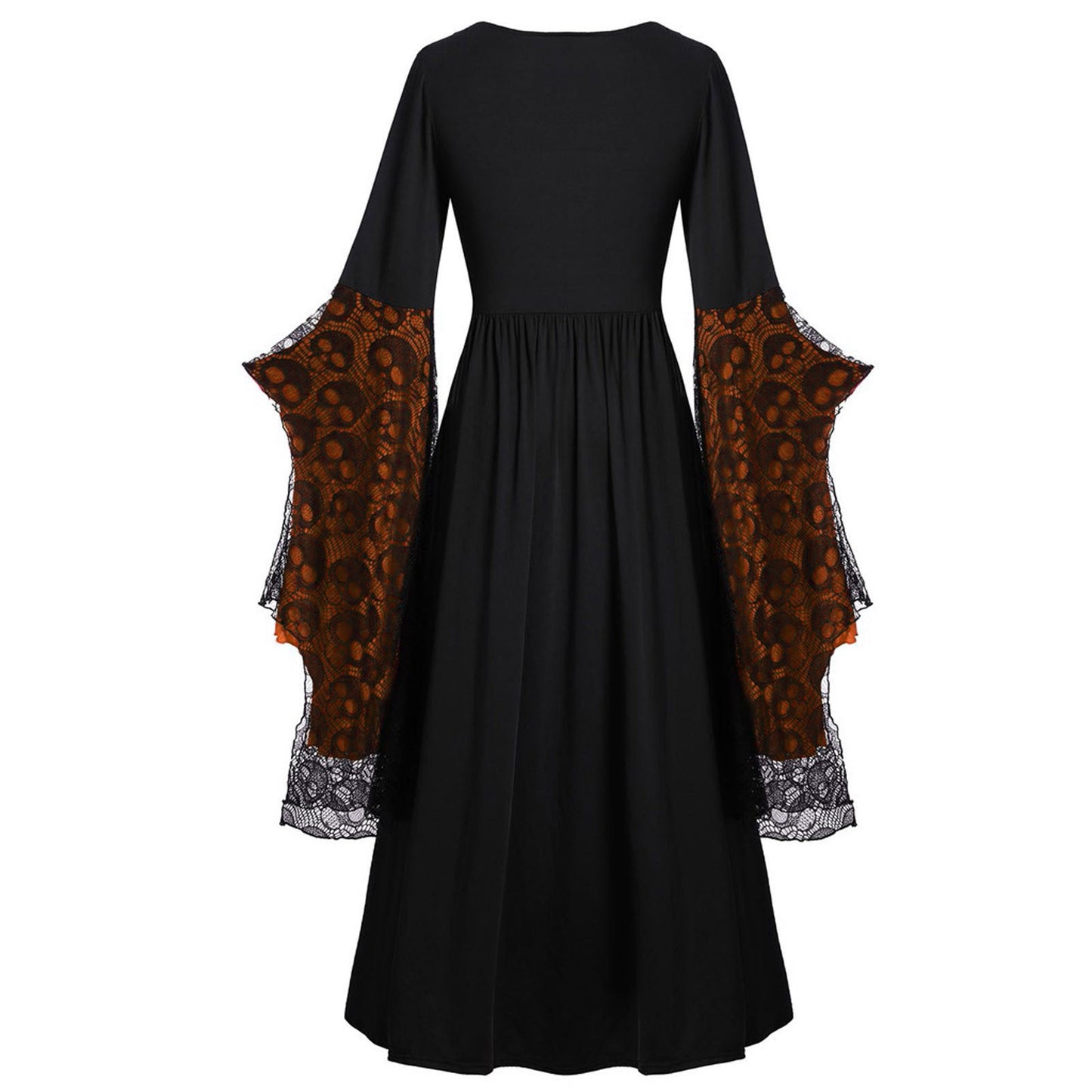 Hot-Selling Cross-Border Foreign Trade Halloween Role-Playing European and American Women's Clothing, Skull Strap Dress, Popular Style with Added Colors
