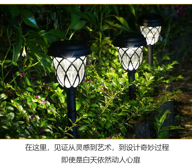 Amazon Cross-Border Solar Outdoor Courtyard Lamp Lawn Lamp Garden Led Decorative Lamp House Ground Lamp Rainproof