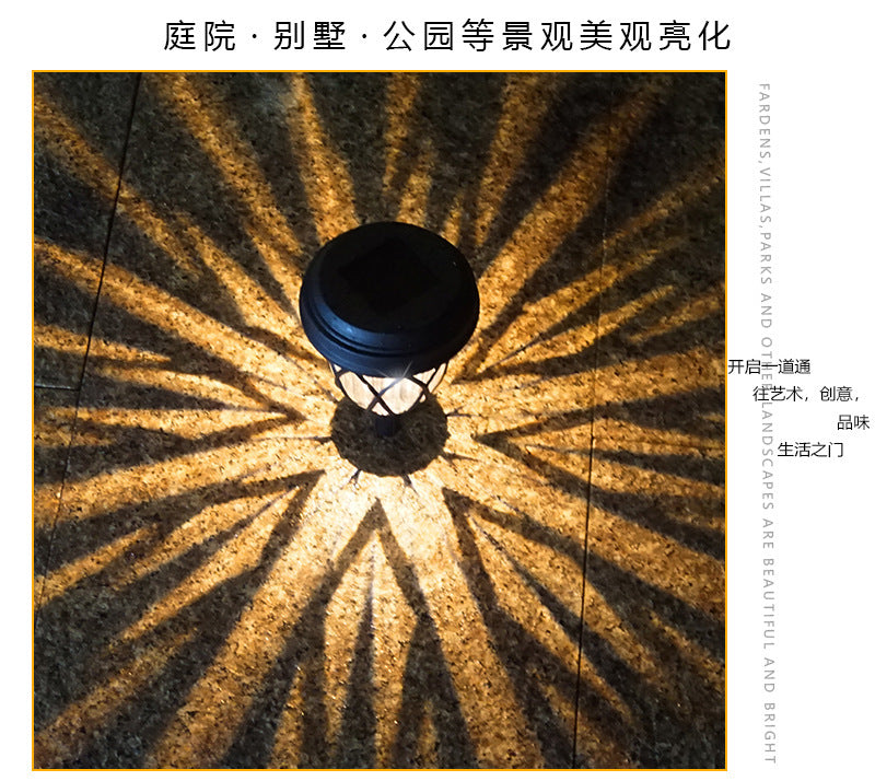 Amazon Cross-Border Solar Outdoor Courtyard Lamp Lawn Lamp Garden Led Decorative Lamp House Ground Lamp Rainproof