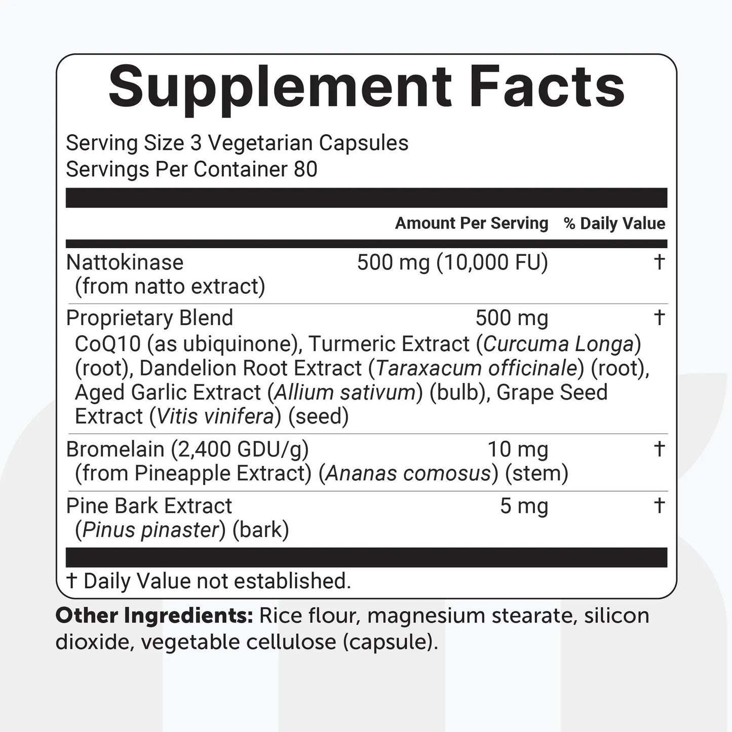 Cross-Border Direct Sales of Nattokinase Capsules, Complete with Exclusive Customized Formula