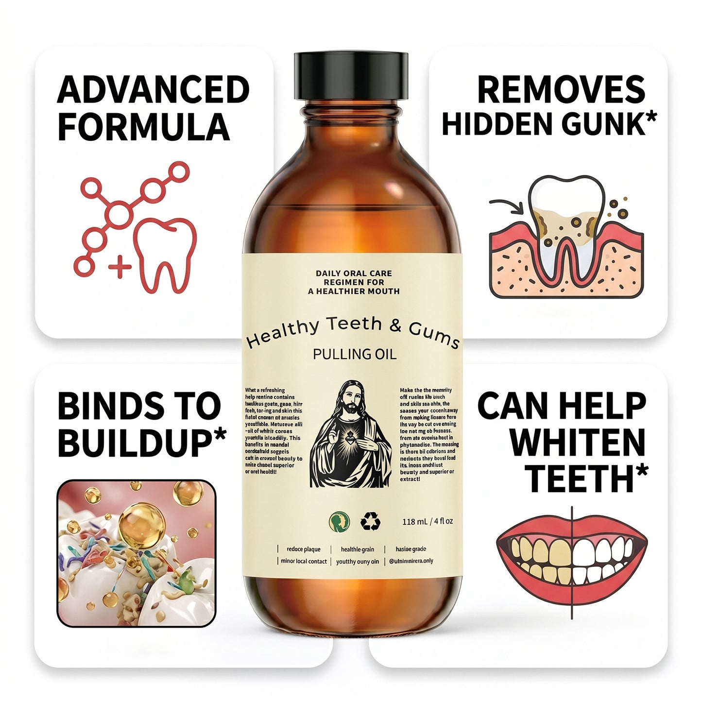Cross-Border Tk Coconut Oil Mouthwash Freshens Breath Cleans Teeth and Gums Antibacterial Oral Care 113g