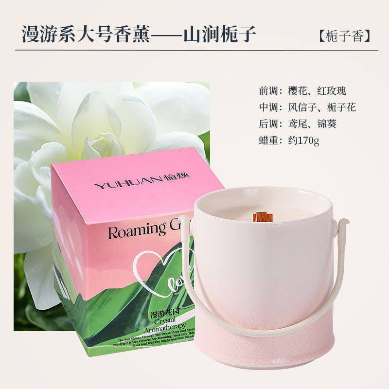 Creative Aromatherapy Candle Set Gift Box Q Version Essential Oil Candle Cross-Border Fragrance Indoor Decoration New Year Holiday Gift