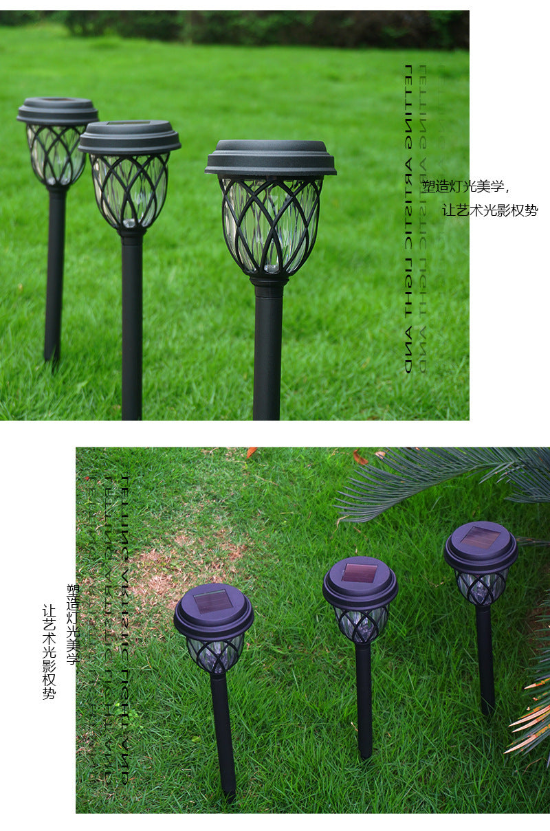 Amazon Cross-Border Solar Outdoor Courtyard Lamp Lawn Lamp Garden Led Decorative Lamp House Ground Lamp Rainproof