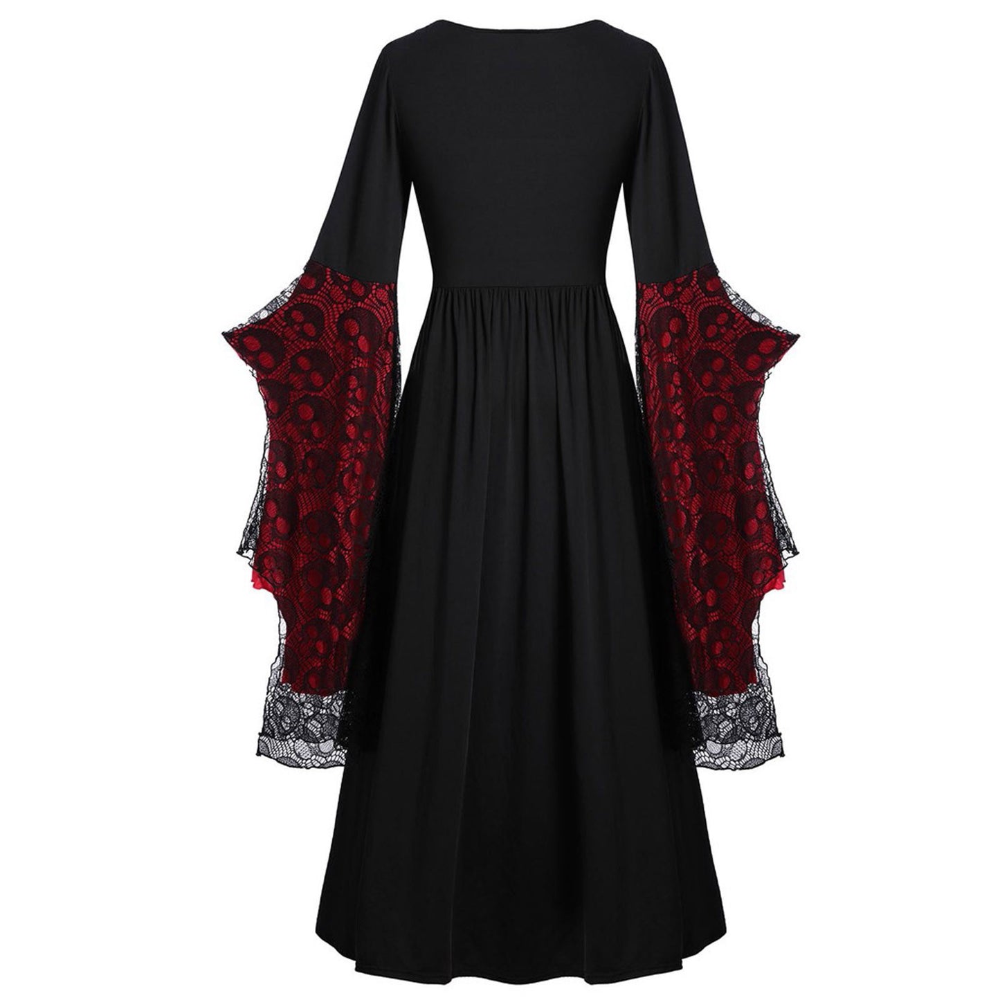 Hot-Selling Cross-Border Foreign Trade Halloween Role-Playing European and American Women's Clothing, Skull Strap Dress, Popular Style with Added Colors