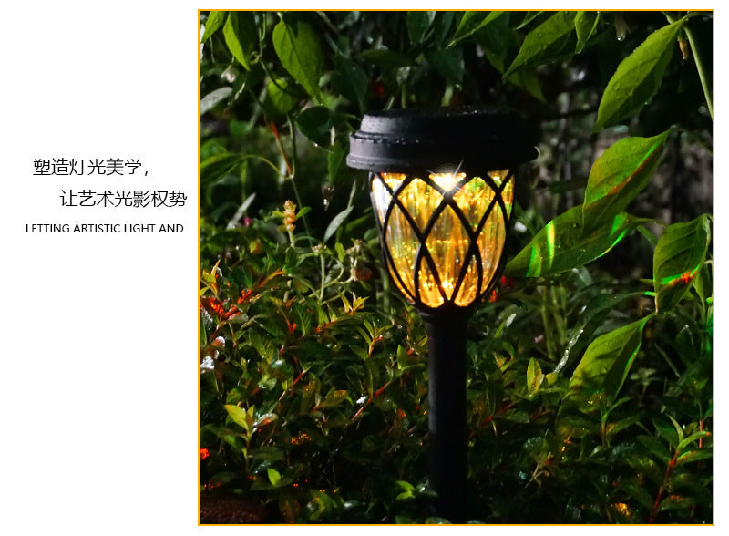 Amazon Cross-Border Solar Outdoor Courtyard Lamp Lawn Lamp Garden Led Decorative Lamp House Ground Lamp Rainproof