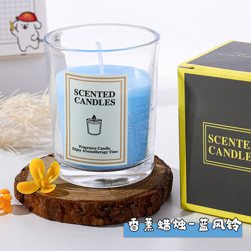 Simple Glass Cup Aromatherapy Candle Photography Atmosphere Props Decoration Creative Fragrance Holiday Atmosphere Props Candle