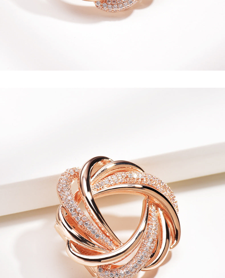 Silk Scarf Buckle High-end All-match Temperament Scarf Suit Pin Corner Knot Decorative Buckle Winter Accessories Brooch for Women