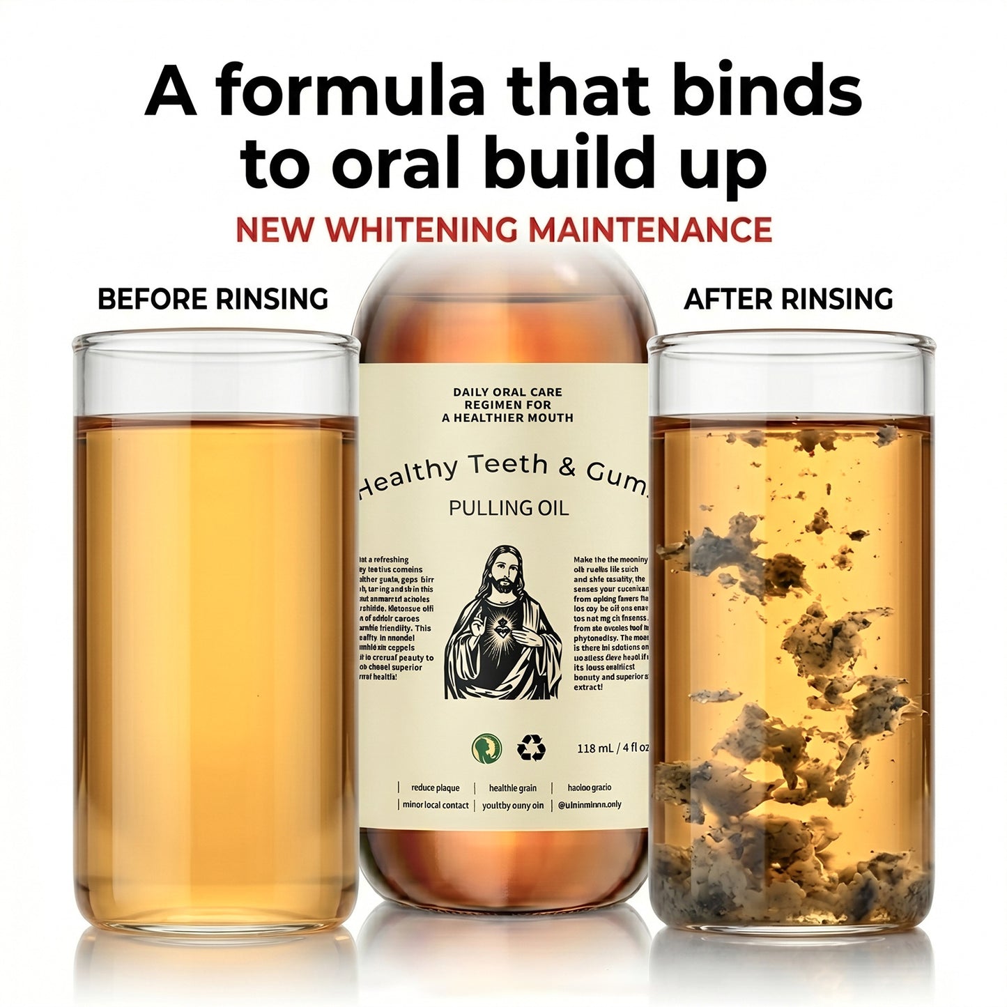 Cross-Border Tk Coconut Oil Mouthwash Freshens Breath Cleans Teeth and Gums Antibacterial Oral Care 113g