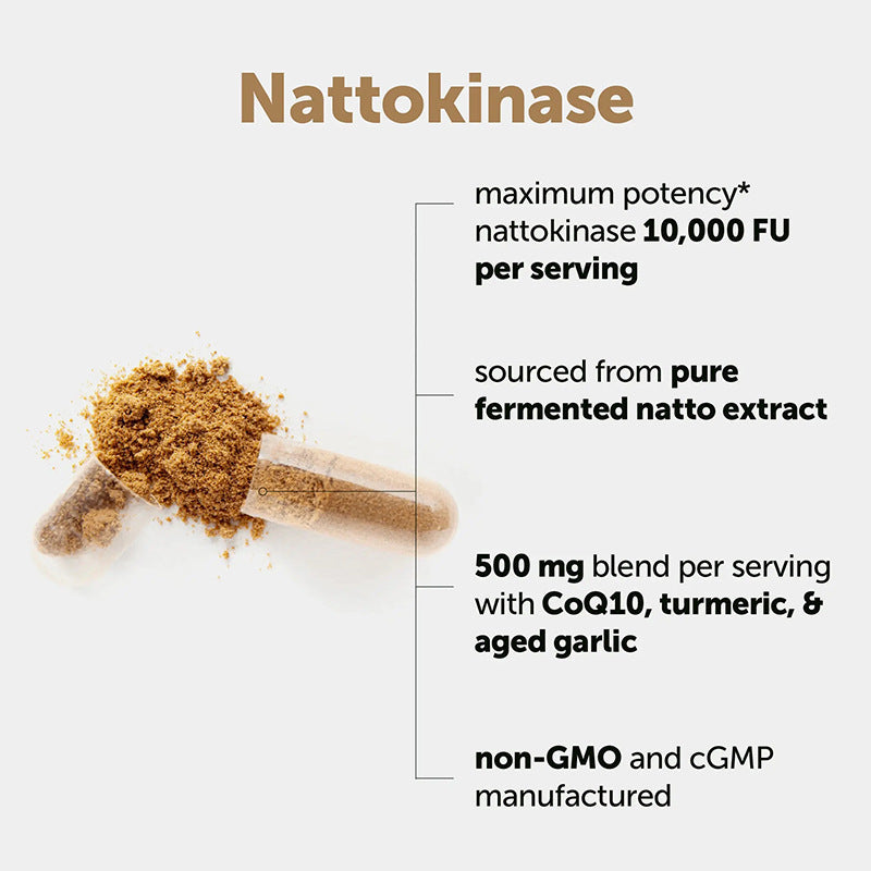 Cross-Border Direct Sales of Nattokinase Capsules, Complete with Exclusive Customized Formula