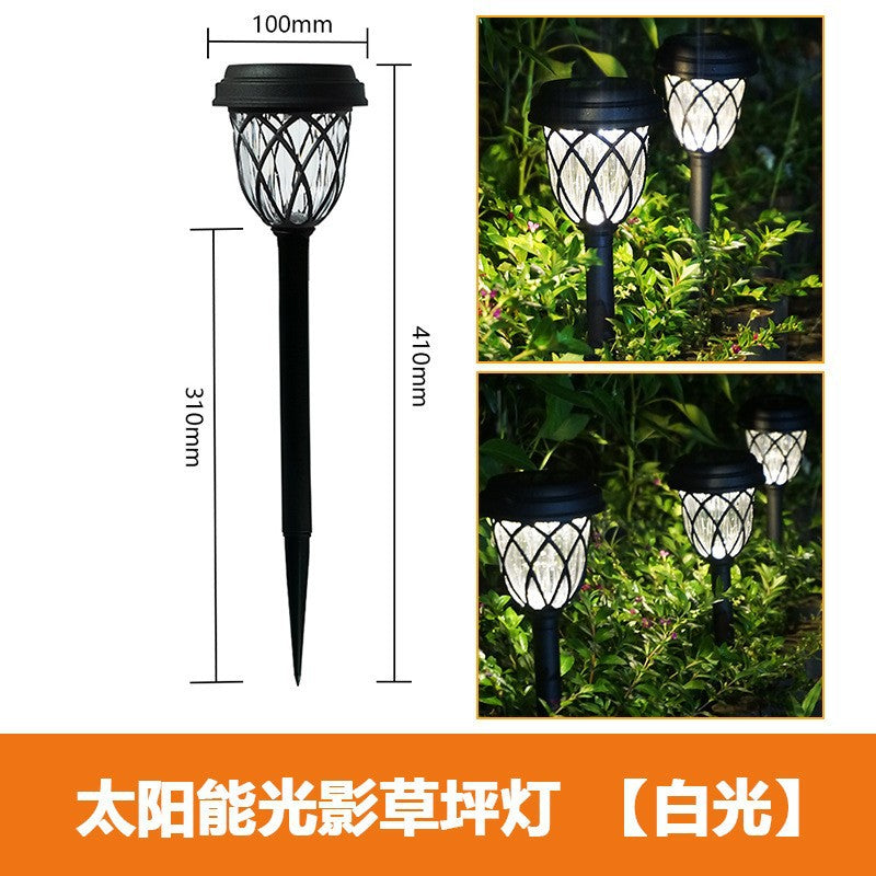 Amazon Cross-Border Solar Outdoor Courtyard Lamp Lawn Lamp Garden Led Decorative Lamp House Ground Lamp Rainproof