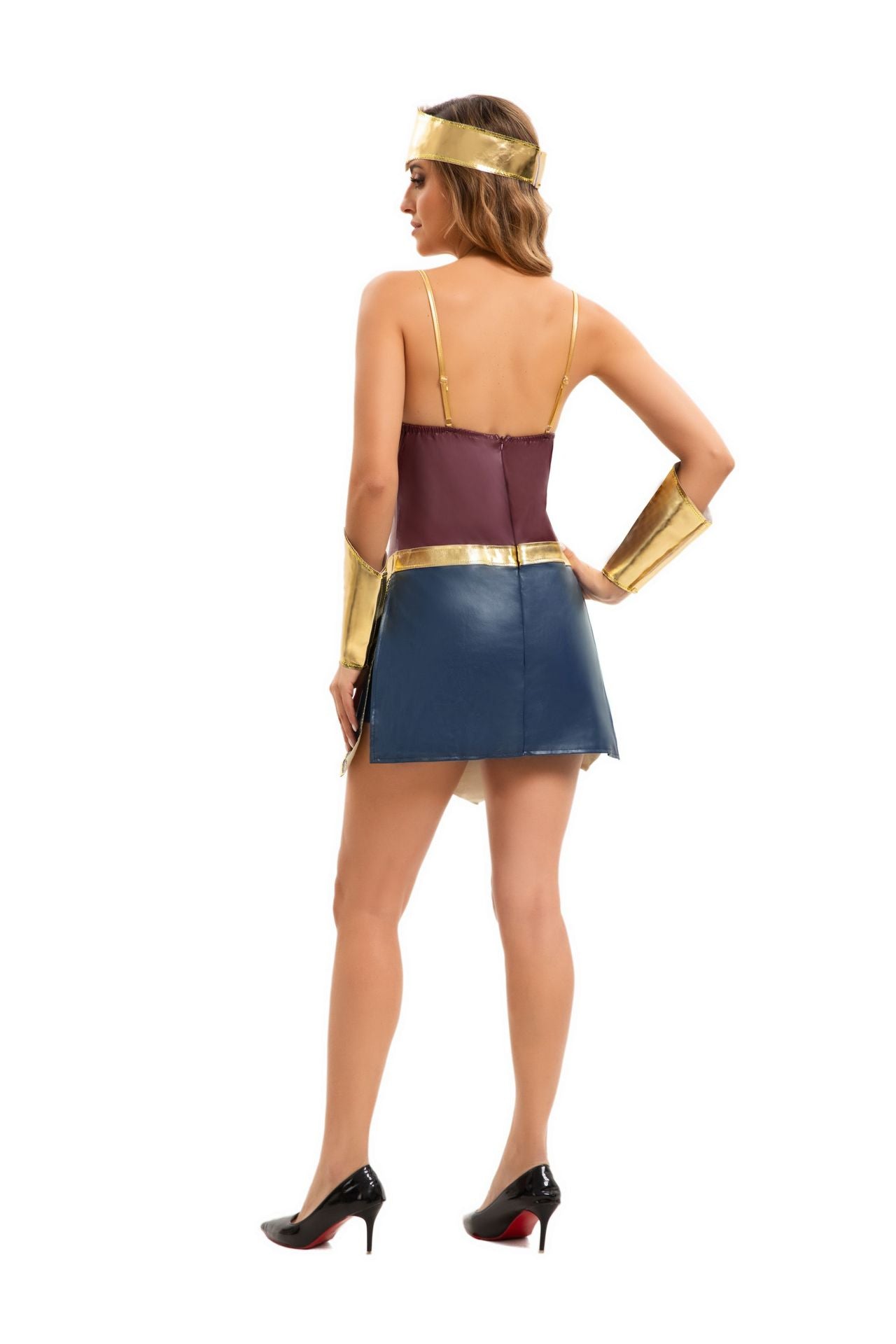 2025 Amazon New Halloween Cos Justice League Wonder Woman Greek Goddess Cosplay Costume