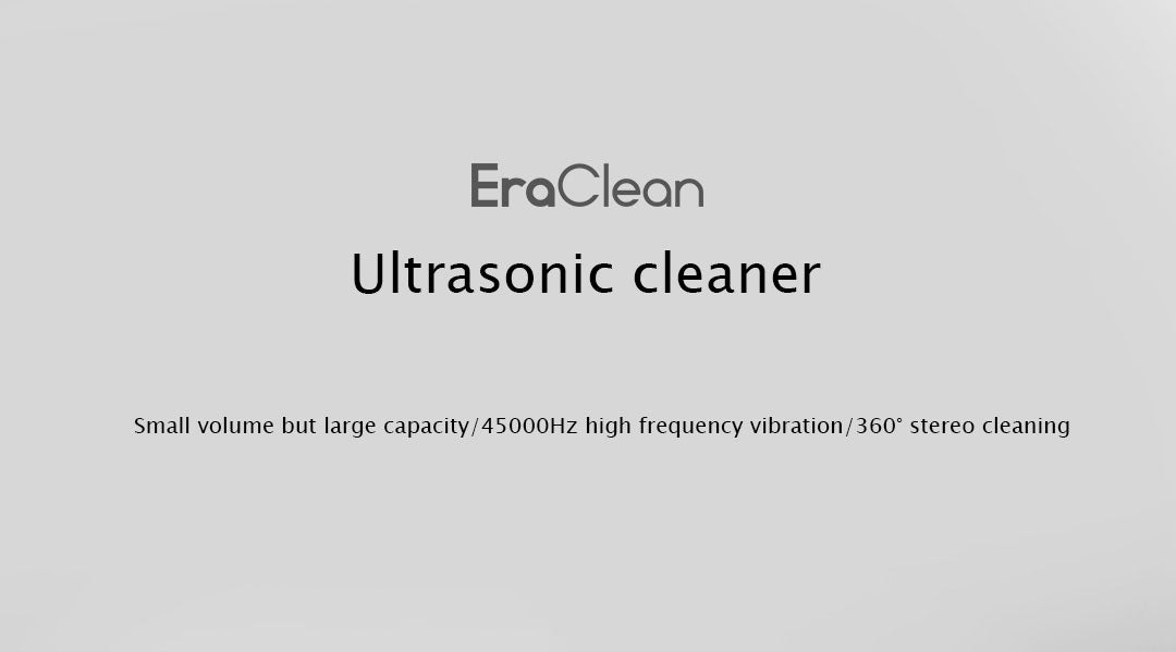 EraClean Ultrasonic Cleaning Machine 45000Hz High Frequency Vibration Wash Everything Jewelry Makeup Brush Clean Machine