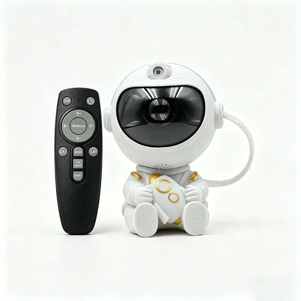 Remote Control Astronaut Galaxy Projector Night Light 360° Rotatable Nebula Star Lamp for Kids Bedroom Party Ceiling Decor