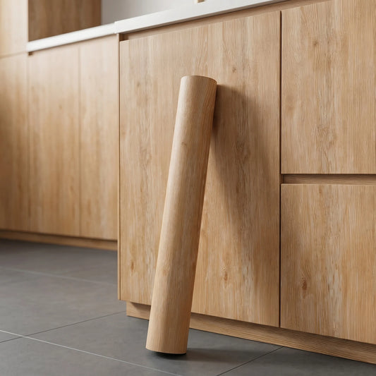 Wood Grain Self Adhesive Contact Paper, Waterproof Peel and Stick Wallpaper for Old Furniture Cabinet Wooden Door Renovation