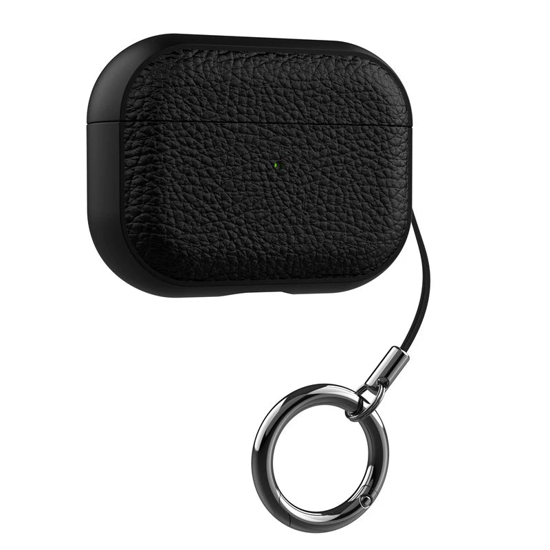 2025 Capa For AirPods Pro 3 Case Soft TPU Leather Design Protective Cover For AirPods 5 4 3 2 Pro 2 Pro2 Pro3 Cases With Lanyard