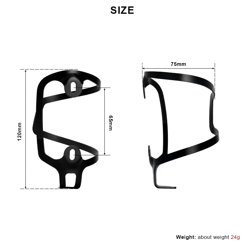 RIDERACE Lightweight Bike Bottle Holder Aluminium Alloy MTB Bicycle Water Bottle Cage Cup Bracket For Road Cycling Kettle Mount